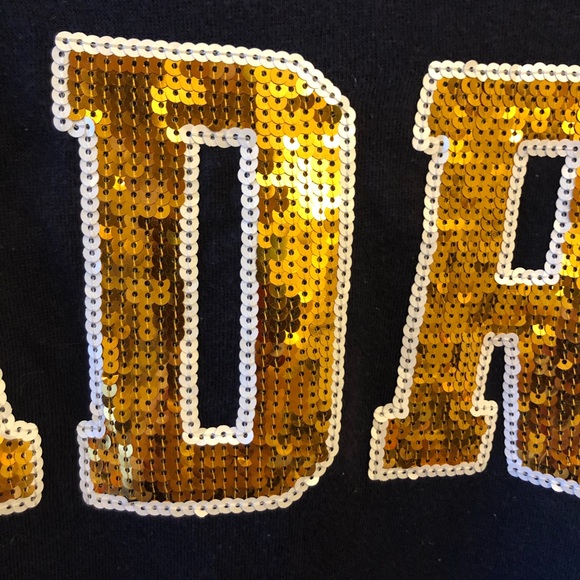 VS PINK SD Sequin Padres Sweater SZ. S - Picture 4 of 5